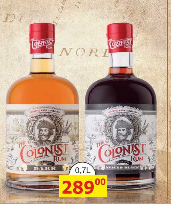 THE COLONIST RUM 0,7L