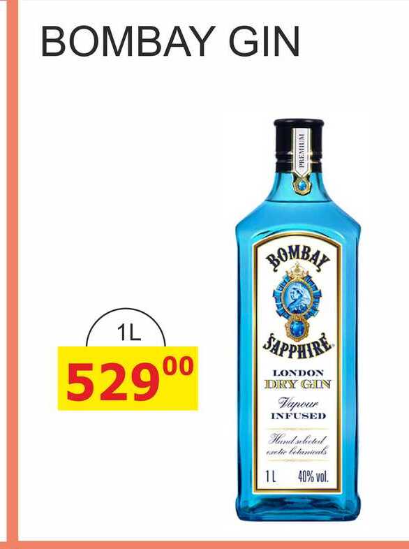 Bombay Sapphire London Dry Gin 1l