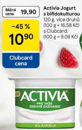 Activia Jogurt s bifidokulturou, 120 g, více druhů 