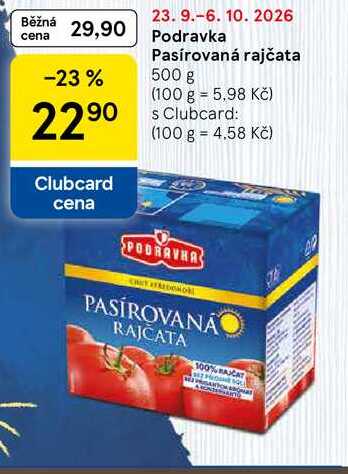Podravka Pasírovaná rajčata, 500 g