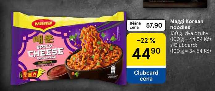 Maggi Korean noodles, 130 g