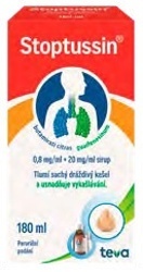 Stoptussin 0,8 mg/ml + 20 mg/ml sirup
