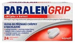PARALEN GRIP chřipka a bolest 500 mg/25 mg/5 mg