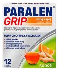 PARALEN GRIP horký nápoj pomeranč a zázvor