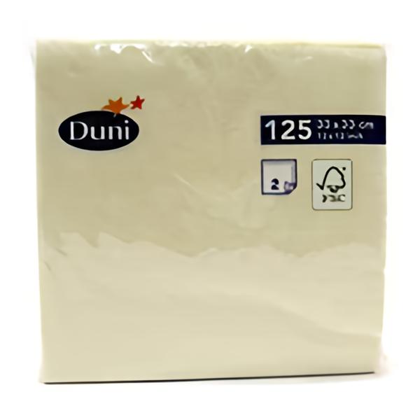 Duni Ubrousky 2-vrstvé, 33cm, champagne