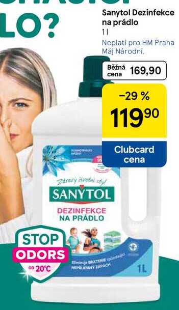 Sanytol Dezinfekce na prádlo, 1 l