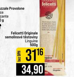 Felicetti Originale semolinové těstoviny Linguine 500g