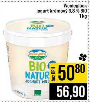 Weideglück jogurt krémový 3,8% BIO 1kg