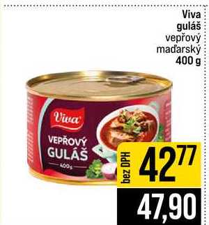 Viva guláš vepřový maďarský 400 g