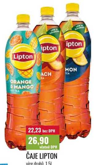ČAJE LIPTON více druhů 1.5