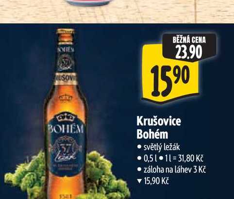 Krušovice Bohém 0,5 l