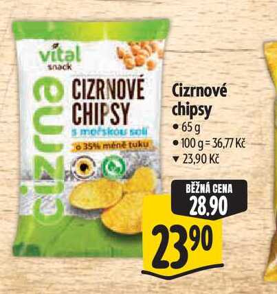 Cizrnové chipsy 65 g