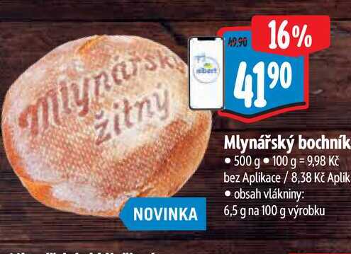 Mlynářský bochník 500 g