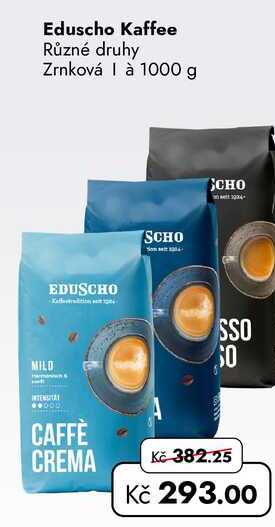 Eduscho Kaffee Různé druhy Zrnková 1000 g