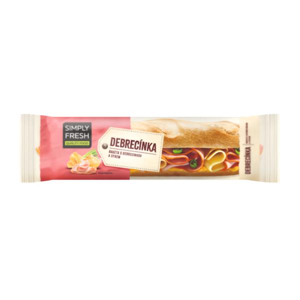 Simply Fresh Bageta s debrecínkou a sýrem