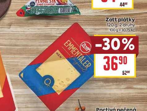 Zott plátky 120 g