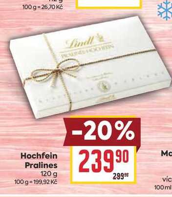 Lindl Hochfein Pralines 120 g 
