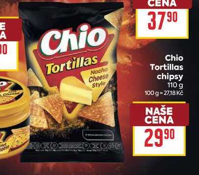 Chio Tortillas chipsy 110 g