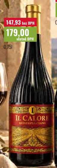IL CALORE MONTEPULCIANO 0,75l 