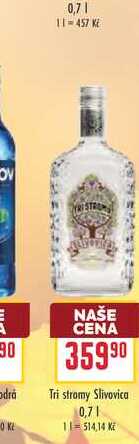 Tri stromy Slivovica 0,7l
