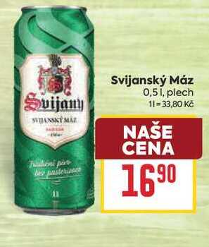 Svijanský Máz 0,51, plech