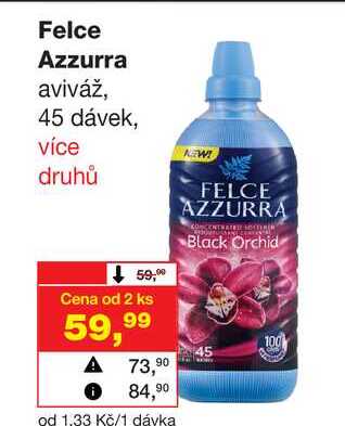 Felce Azzurra aviváž, 45 dávek