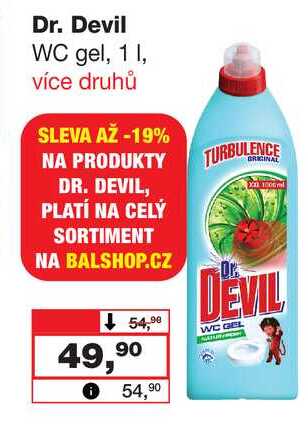 Dr. Devil WC gel, 1l