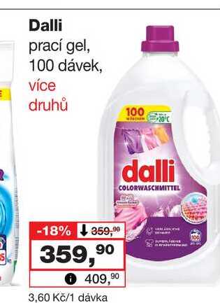 Dalli prací gel, 100 dávek