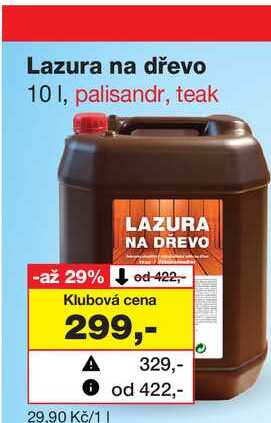Lazura na dřevo 10l