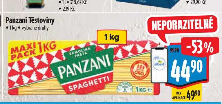 Panzani Těstoviny 1kg 