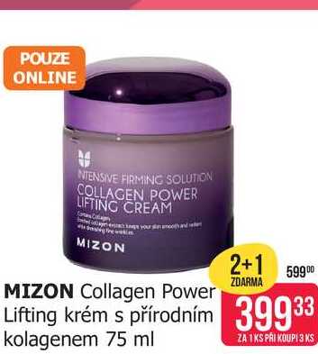 MIZON Collagen Power Lifting krém s přírodním kolagenem 75 ml