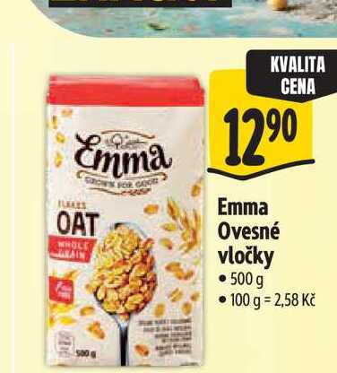  Emma Ovesné vločky   500 g  