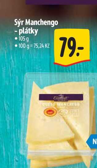 Sýr Manchengo - plátky  105 g  