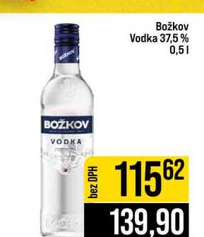 Božkov Vodka 37,5% 0,5l