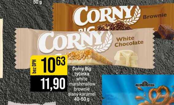 Corny Big tyčinka white marshmallow brownie slaný karamel 40-50 g 