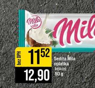 Sedita Mila oplatka kokos 50 g 