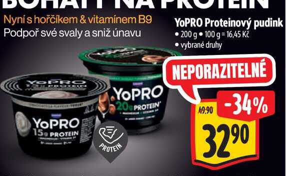 YOPRO Proteinový pudink 200 g 