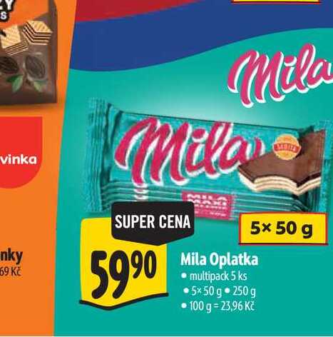 Mila Oplatka multipack 5×50 g