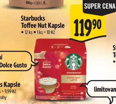 Starbucks Toffee Nut Kapsle 12 ks