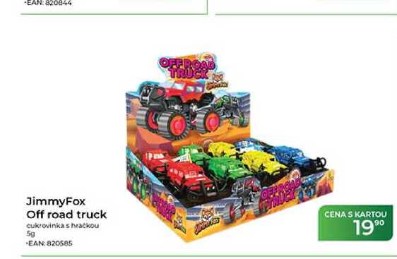 JimmyFox Off road truck cukrovinka s hračkou 5g