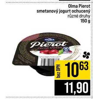 Olma Pierot smetanový jogurt ochucený různé druhy 150 g 