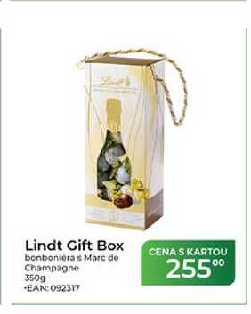 Lindt Gift Box bonboniéra s Marc de Champagne 350g