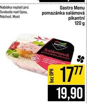 Gastro Menu pomazánka salámová pikantní 120 g