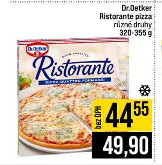 Dr.Oetker Ristorante pizza různé druhy 320-355 g