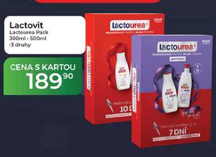 Lactovit Lactourea Pack 300ml + 500ml