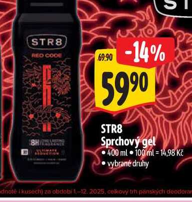STR8 Sprchový gel 400 ml