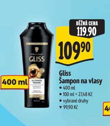 Gliss Šampon na vlasy 400 ml