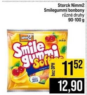 Storck Nimm2 Smilegummi bonbony různé druhy 90-100 g 