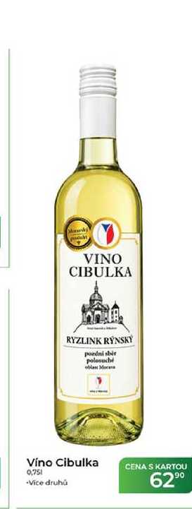 Víno Cibulka 0,751