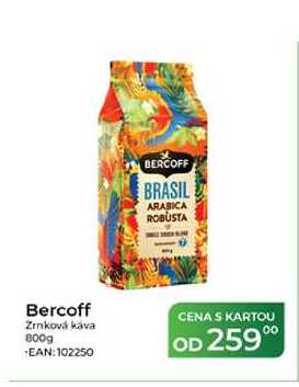 Bercoff Zrnková káva 800g